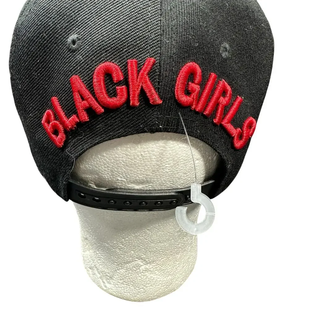 BLACK GIRLS ALWAYS BEEN MAGIC Snapback Hat Cap Big Embroidered Logo